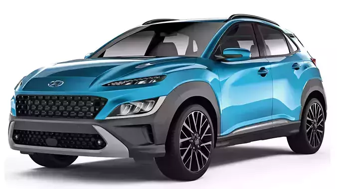 Hyundai Kona 2021 3D model