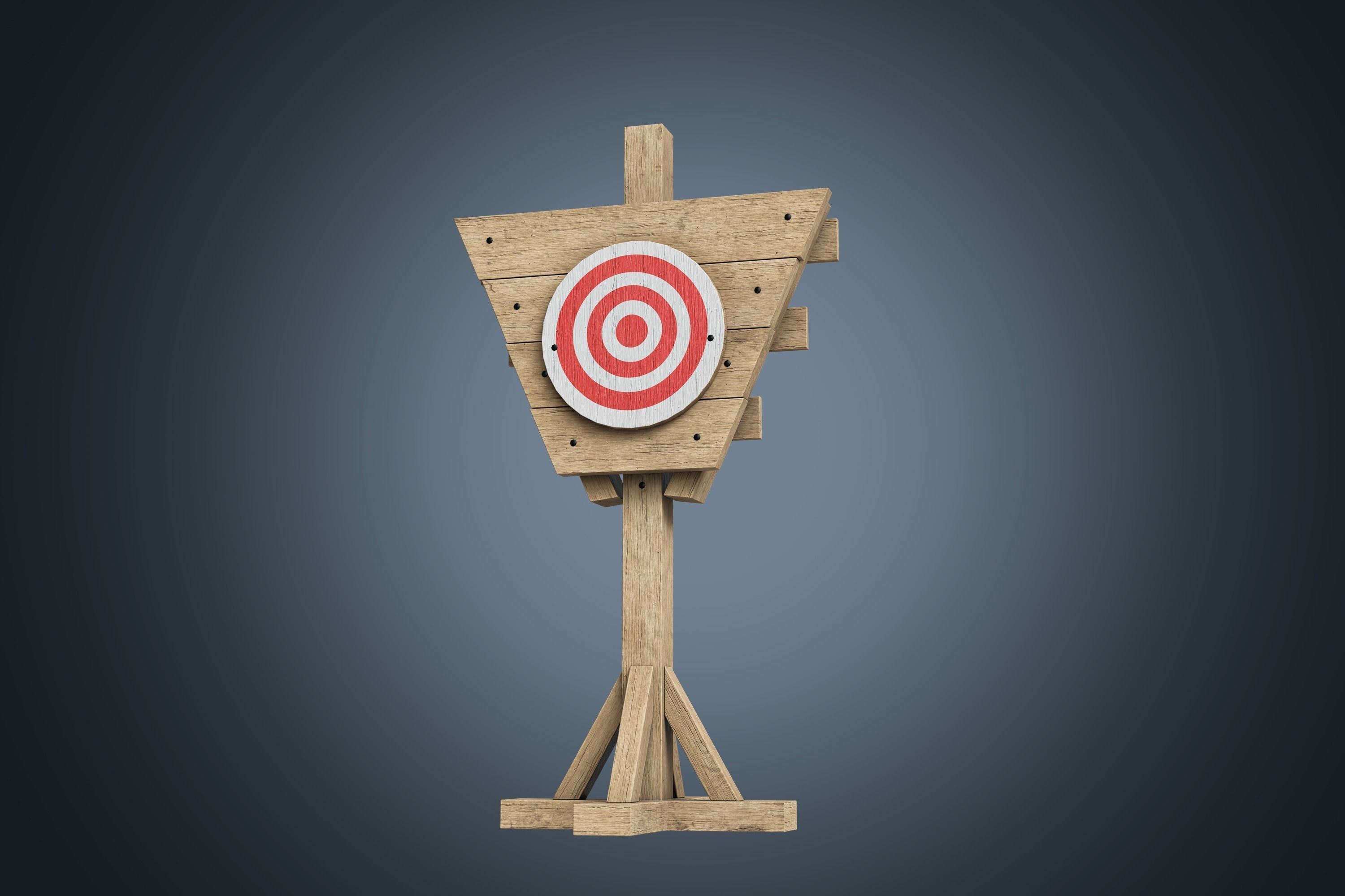 Practice Dummy PBR Game Ready Low-poly 3D model_2