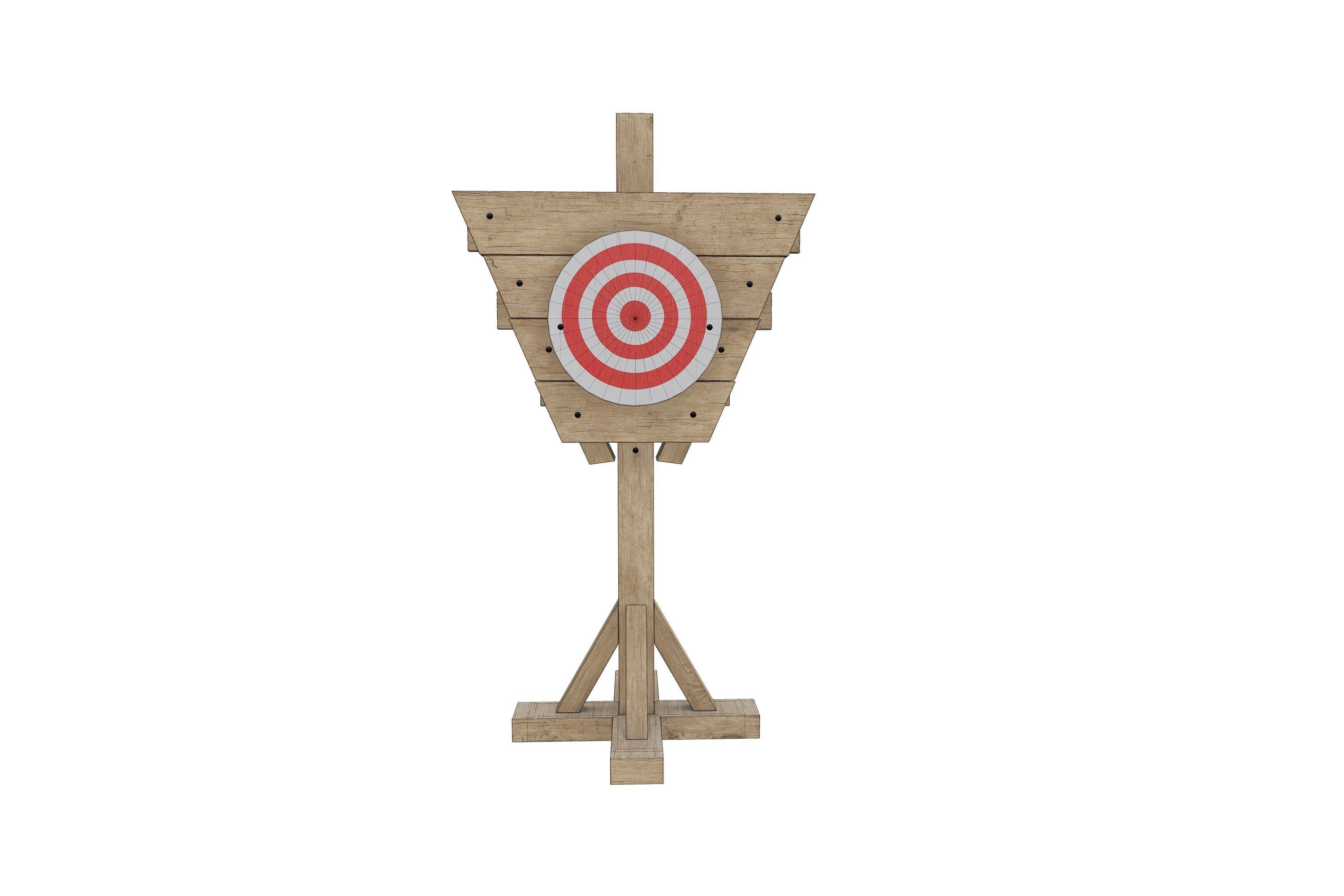 Practice Dummy PBR Game Ready Low-poly 3D model_9