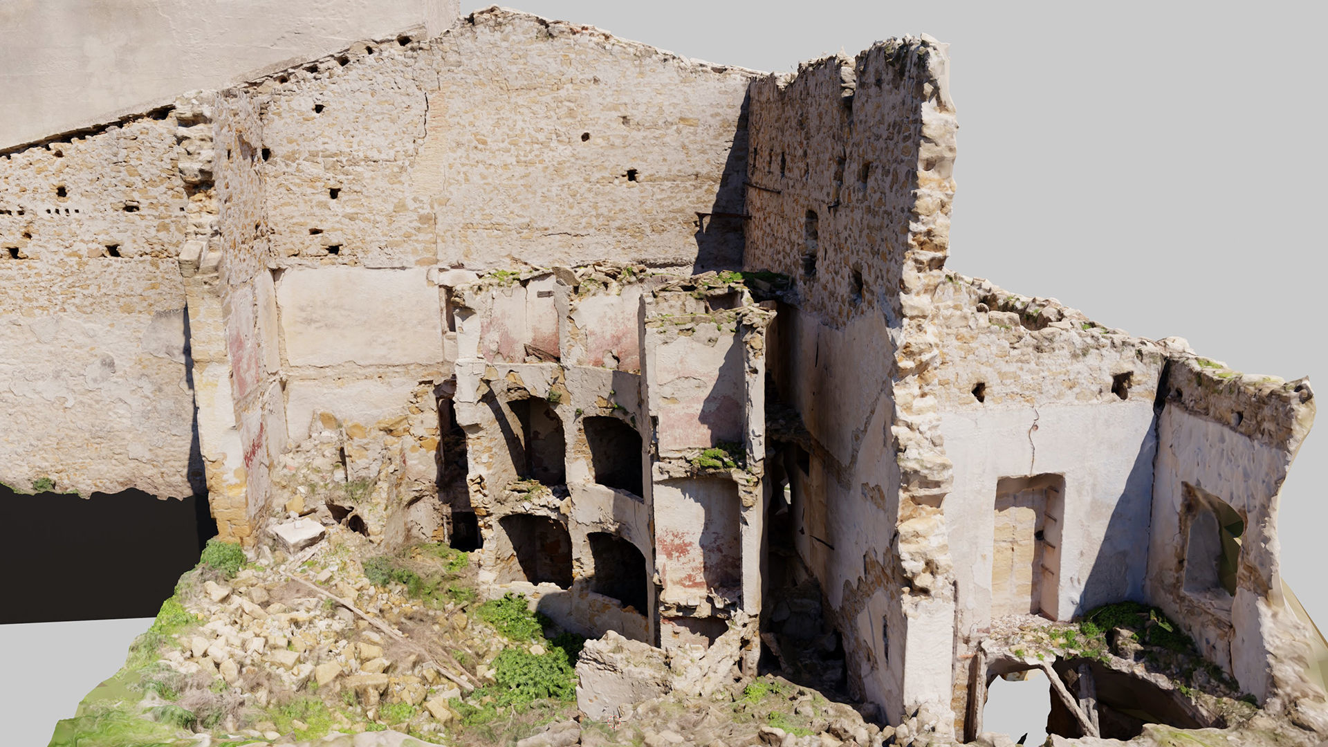 Abandoned-Building-Balconies-14 3D model_2