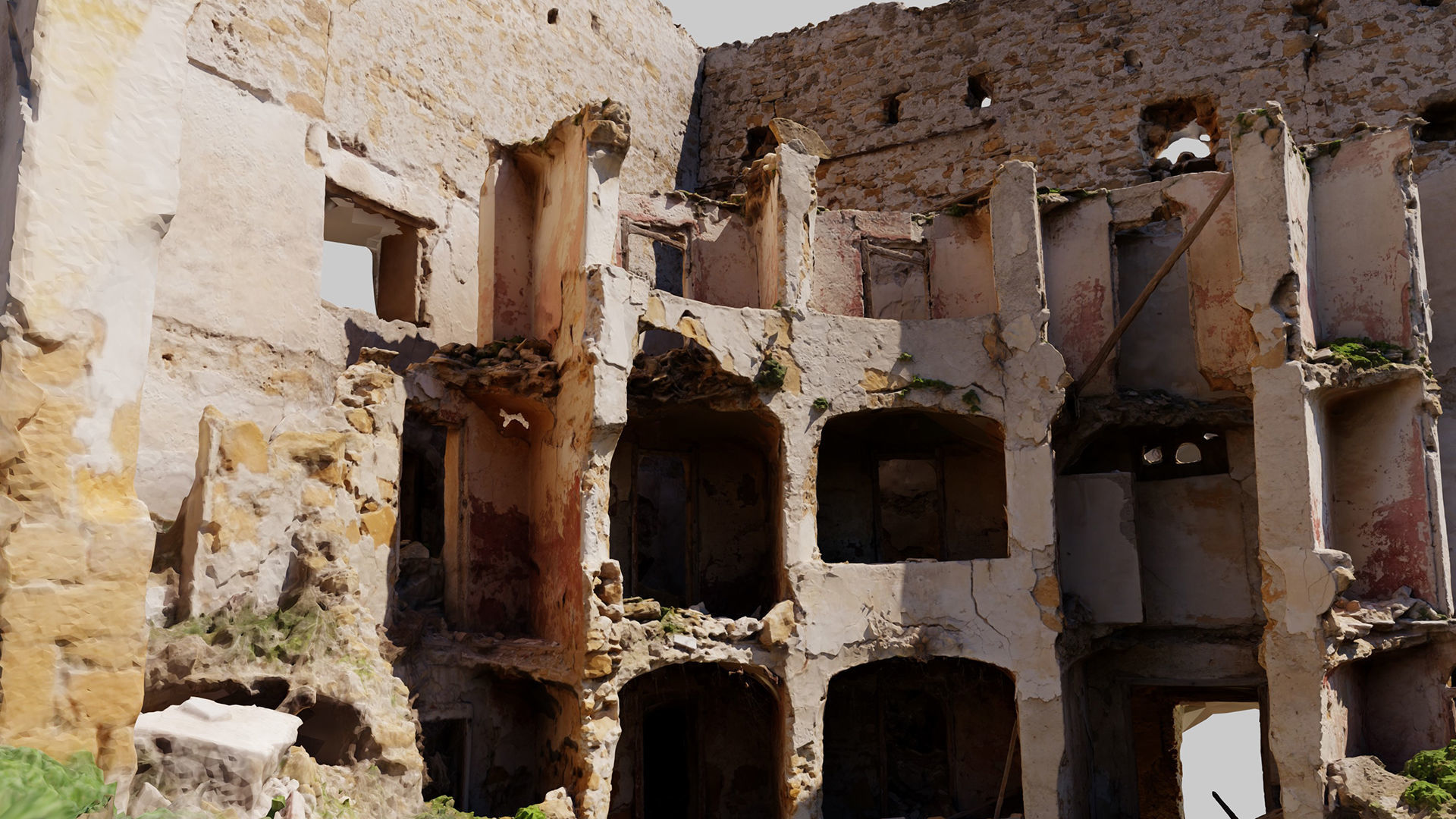 Abandoned-Building-Balconies-14 3D model_4