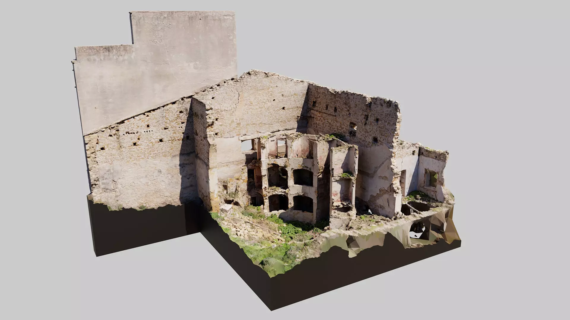 Abandoned-Building-Balconies-14 3D model_0