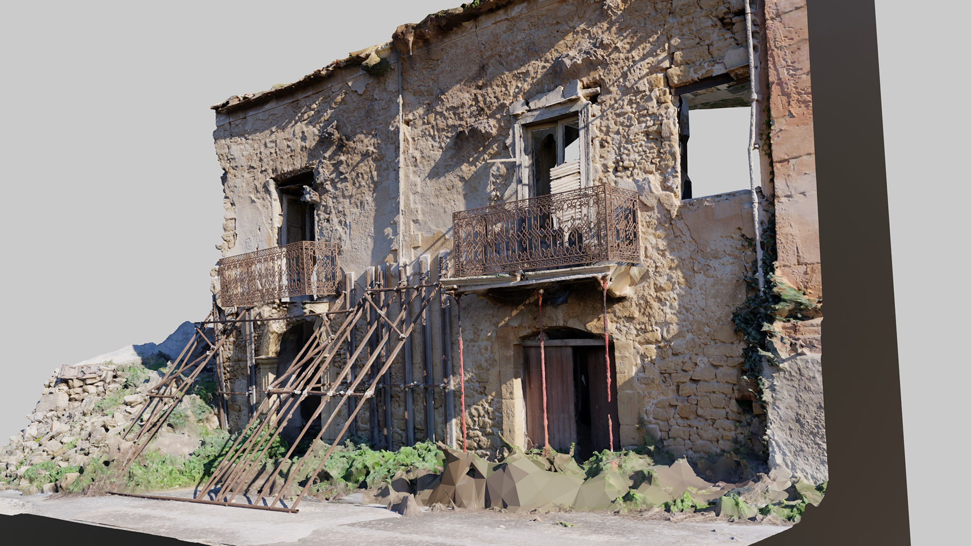 Abandoned-Building-17 3D model_1