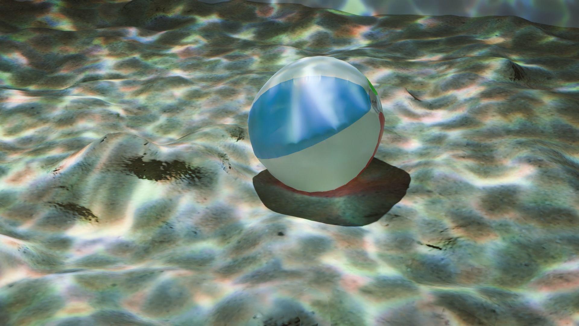 Beach Ball Free 3D model_2