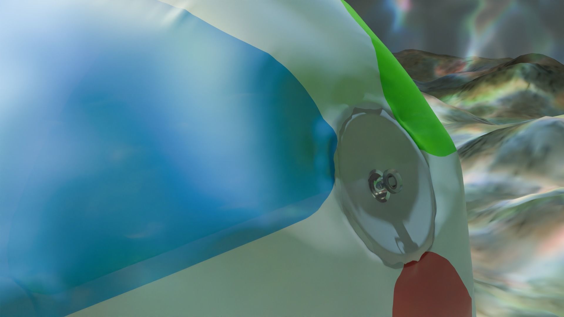 Beach Ball Free 3D model_4