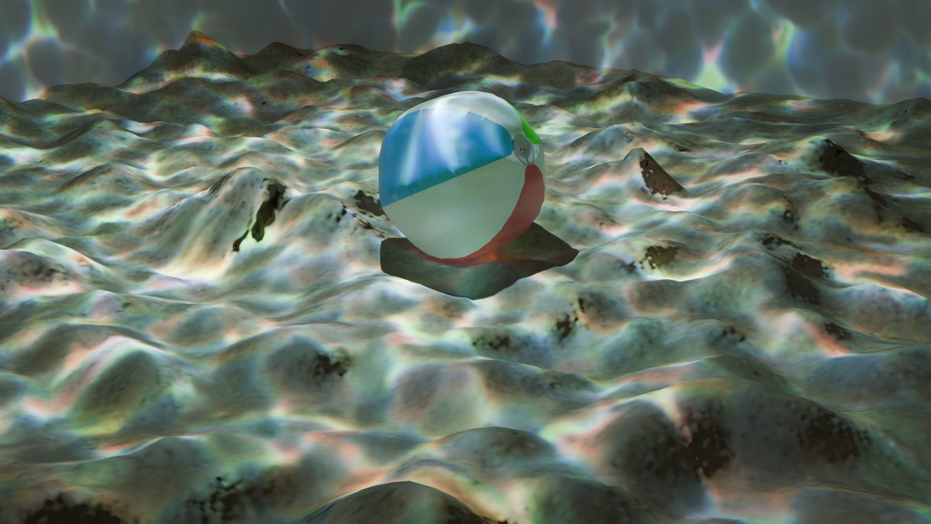 Beach Ball Free 3D model_1