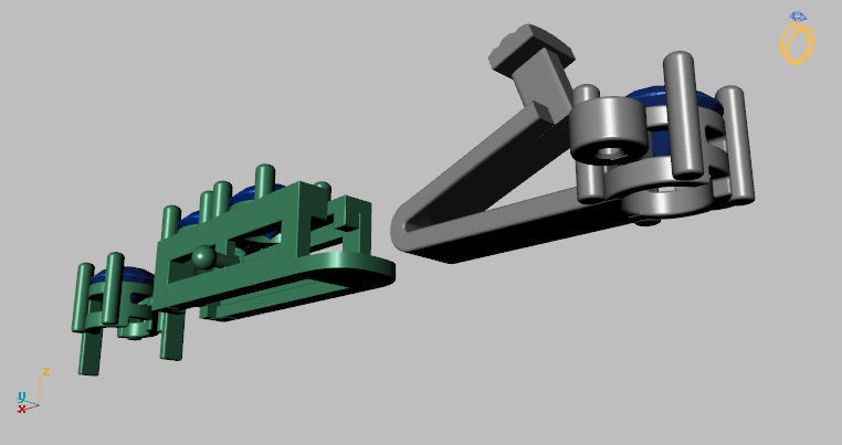 Riviera Round Gemstone Bracelet 3 50mm with clasp box   3D print model_12