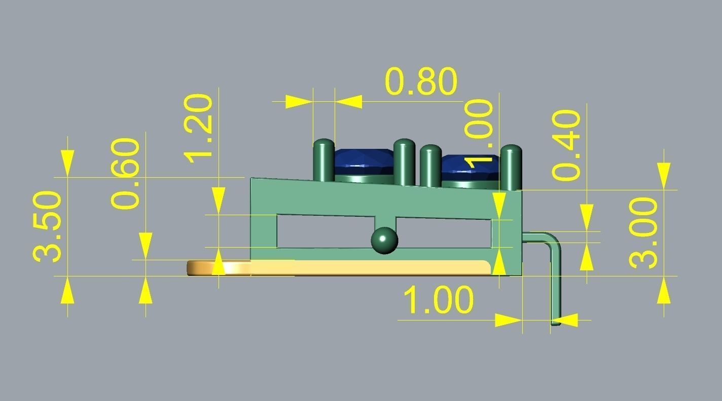 Riviera Round Gemstone Bracelet 3 50mm with clasp box   3D print model_18