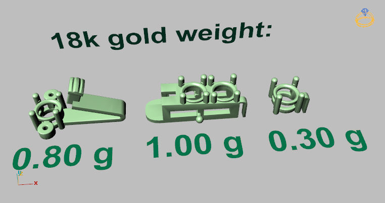 Riviera Round Gemstone Bracelet 3 50mm with clasp box   3D print model_28