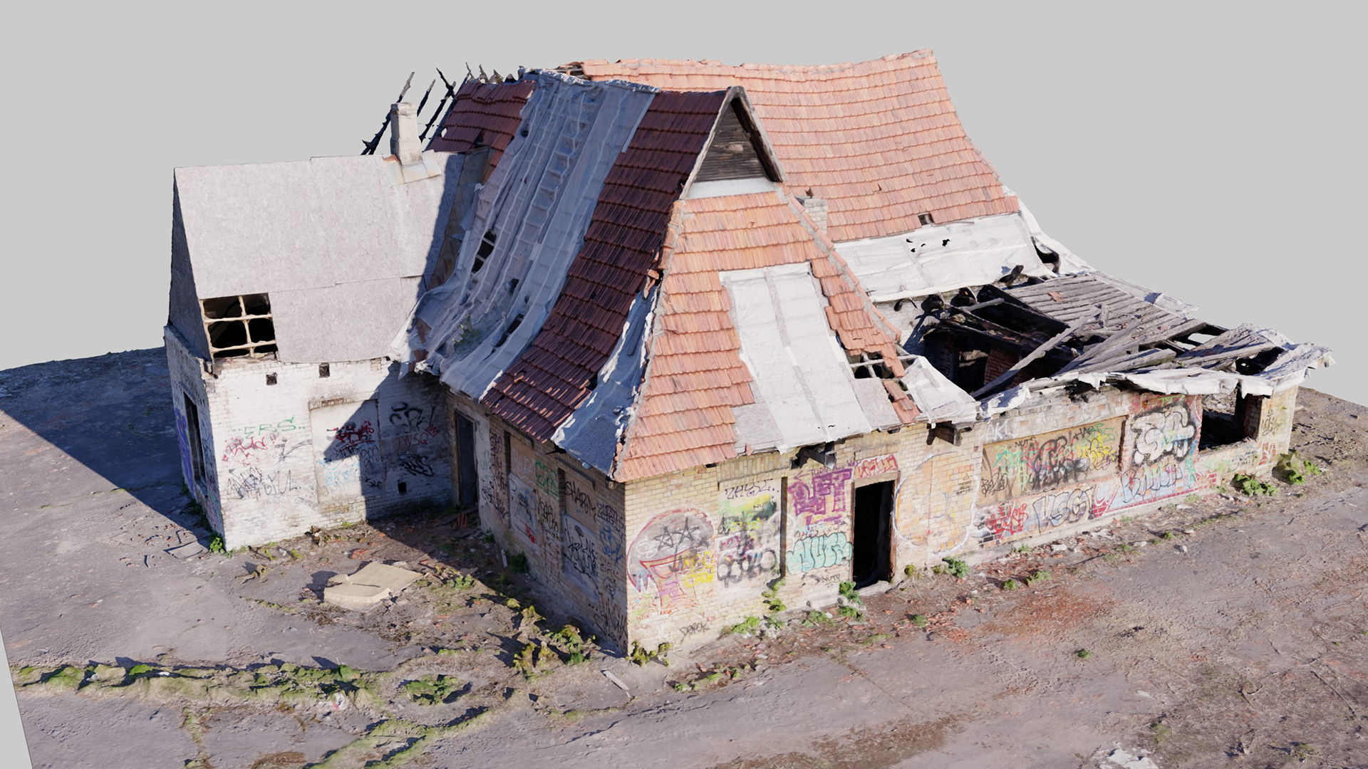 Abandoned-Soviet-Base-Building-1 3D model_2