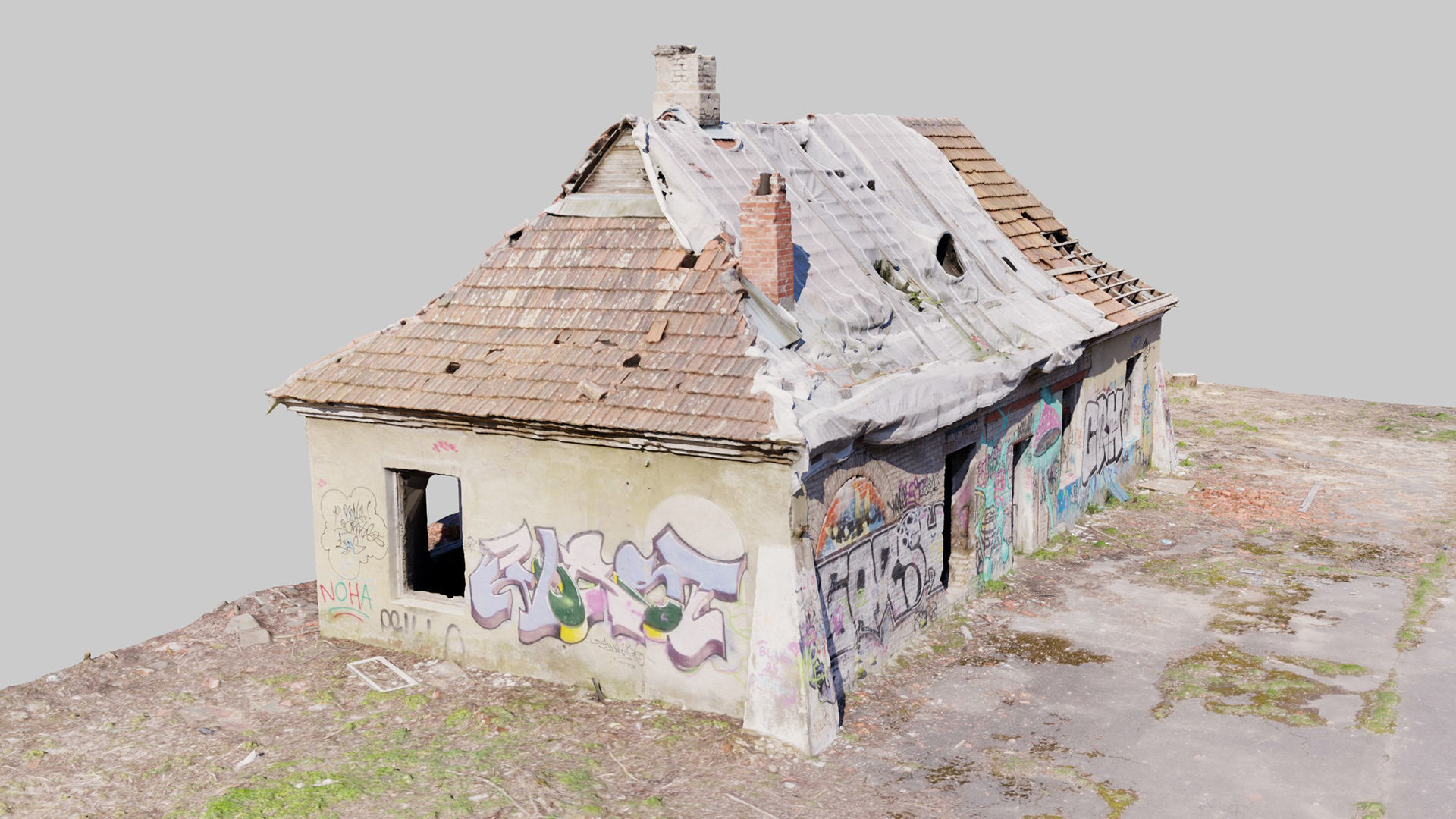 Abandoned-Soviet-Base-Building-2 3D model_1