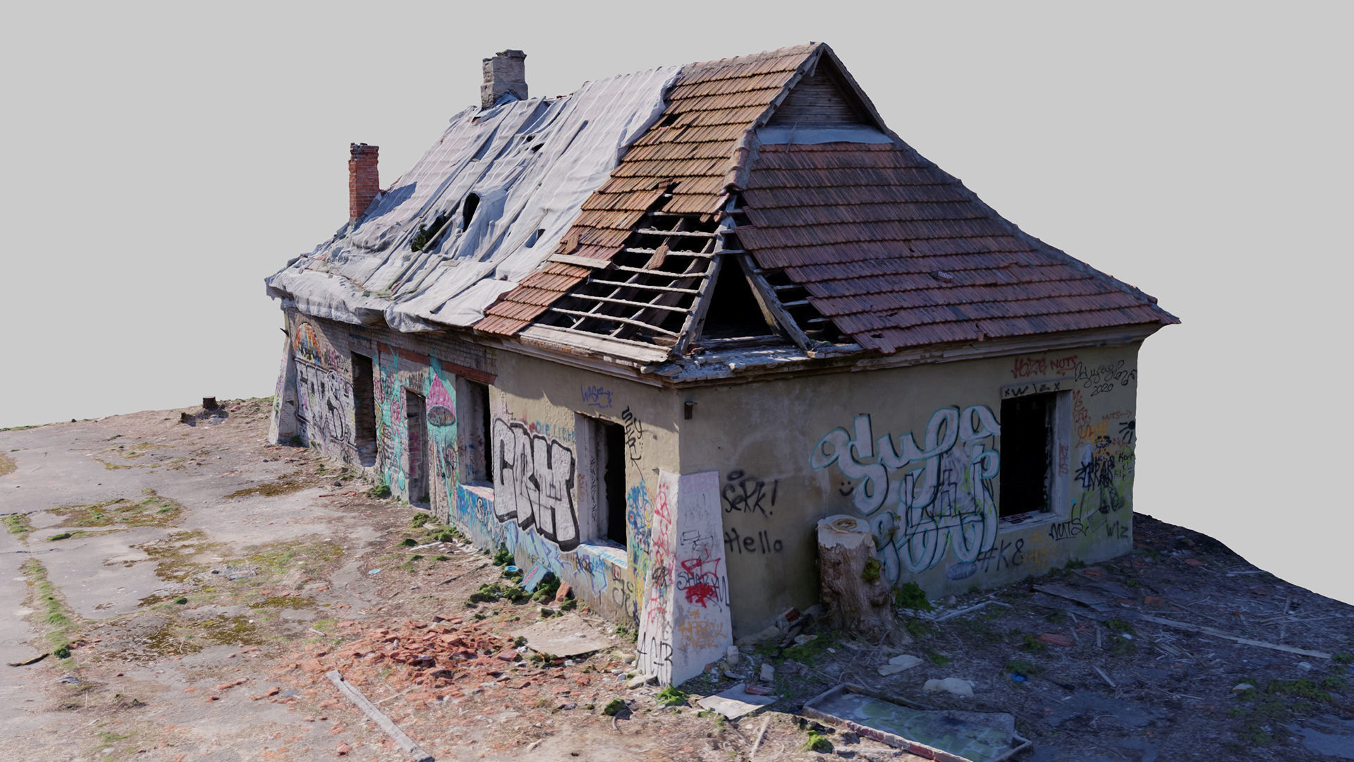 Abandoned-Soviet-Base-Building-2 3D model_2