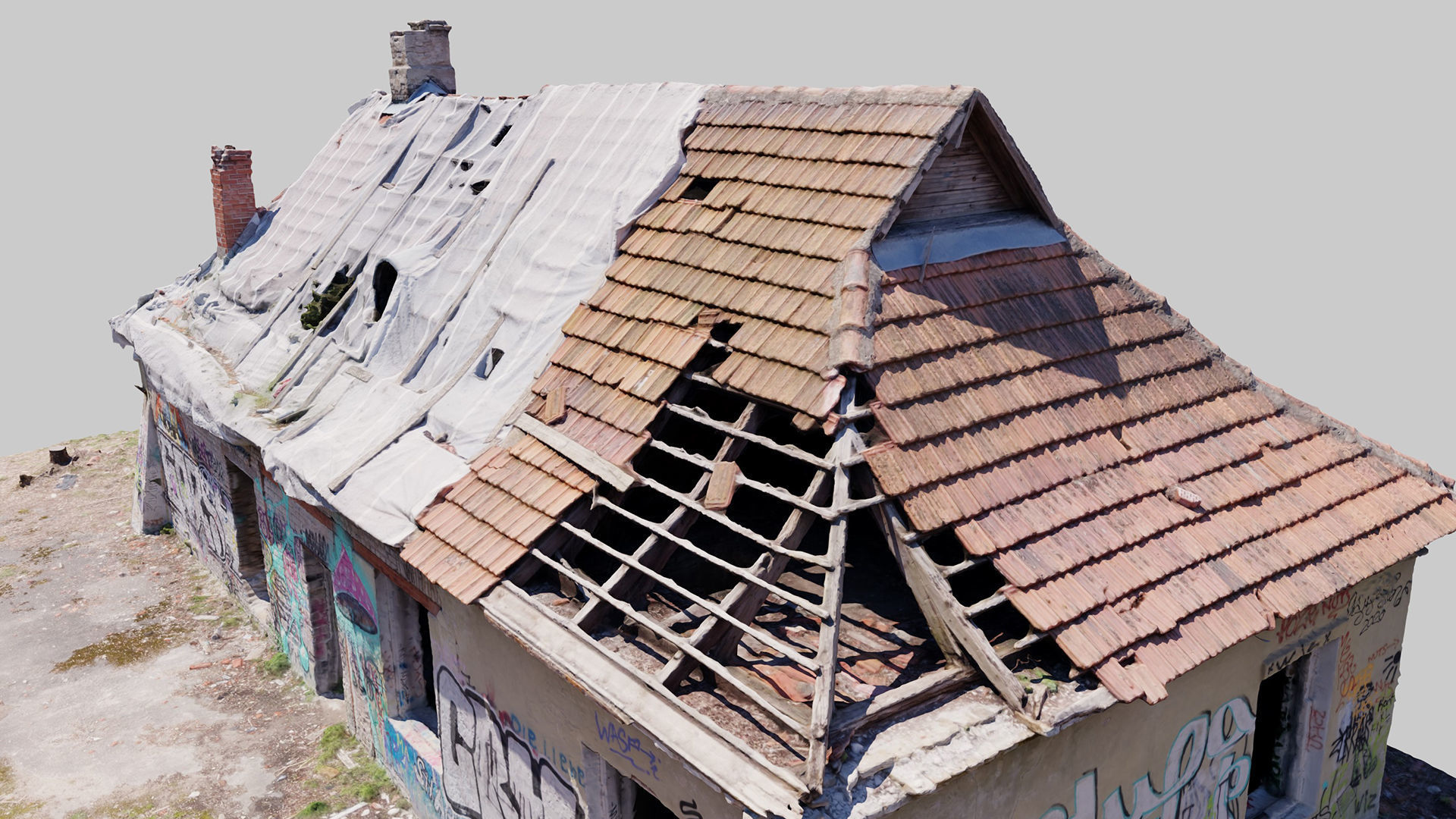 Abandoned-Soviet-Base-Building-2 3D model_4