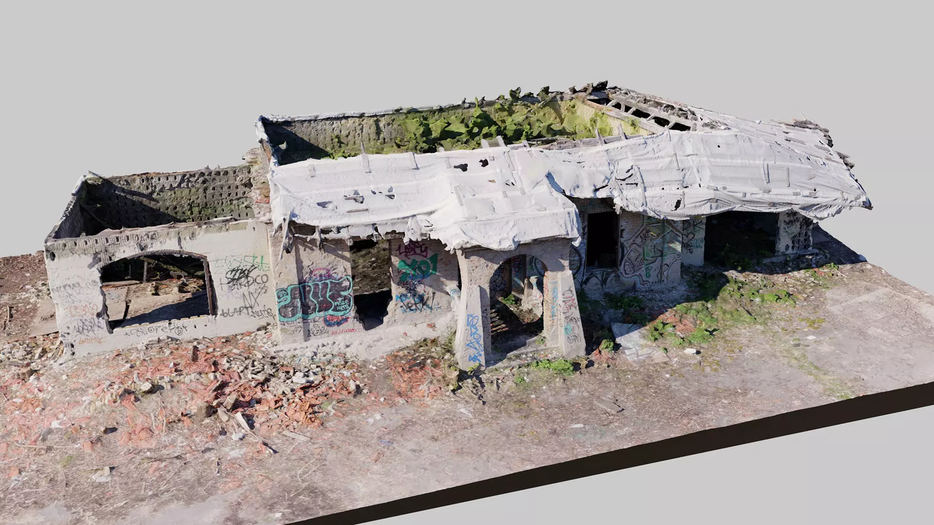 Abandoned-Soviet-Base-Building-3 3D model