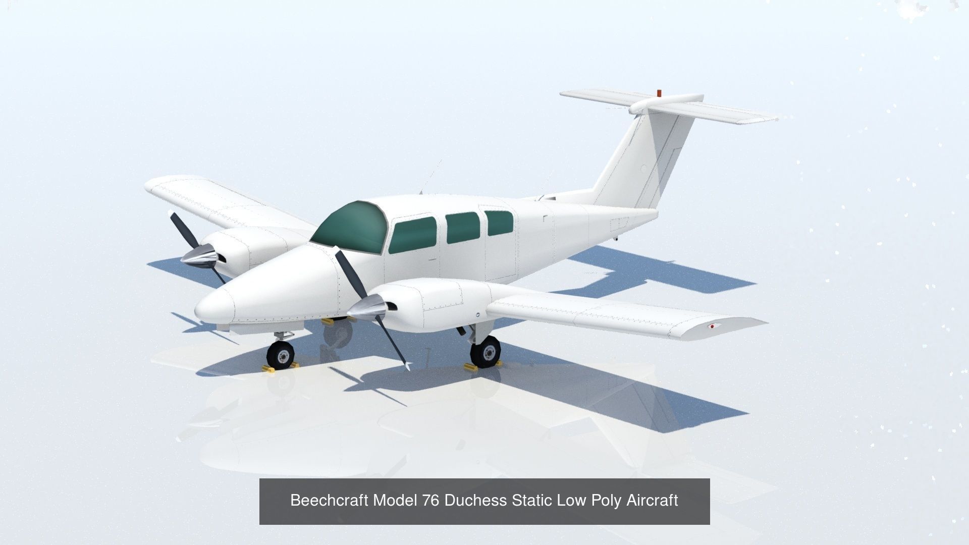 10 Small GA propeller Collection Static Low Poly _1
