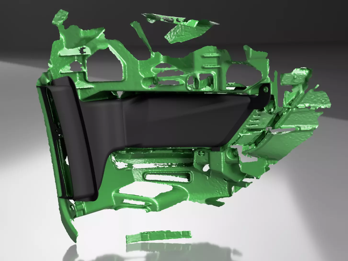 2014 MK3 Scirocco R facelift air guides front bumper 3D print model
