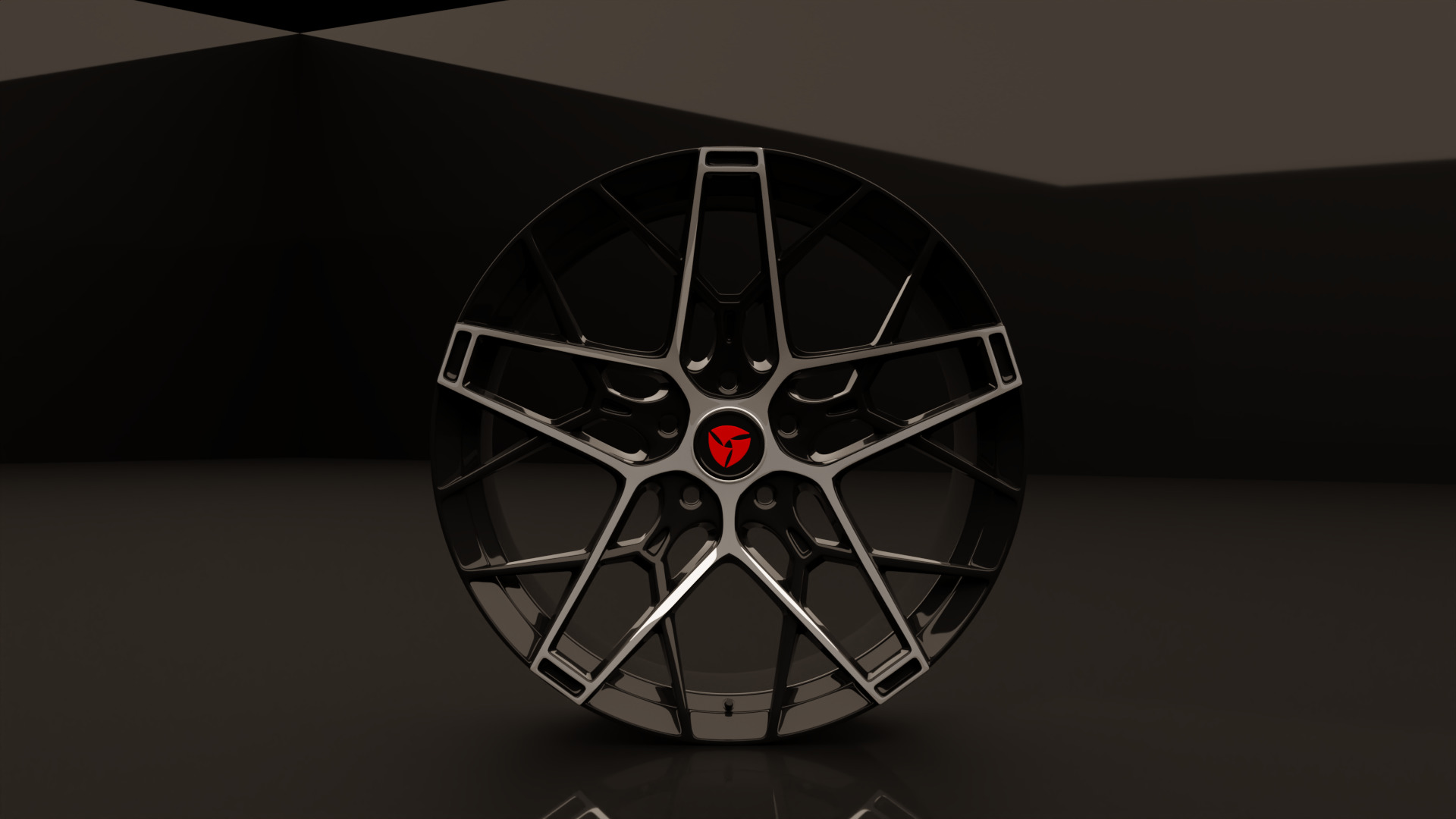 Car Wheel 3D model_1