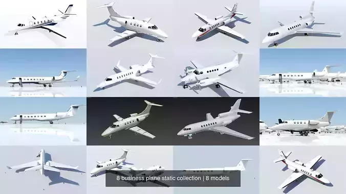 8 business plane static collection 