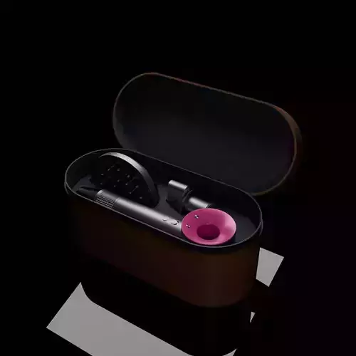 Supersonic Hairdryer 3D Model