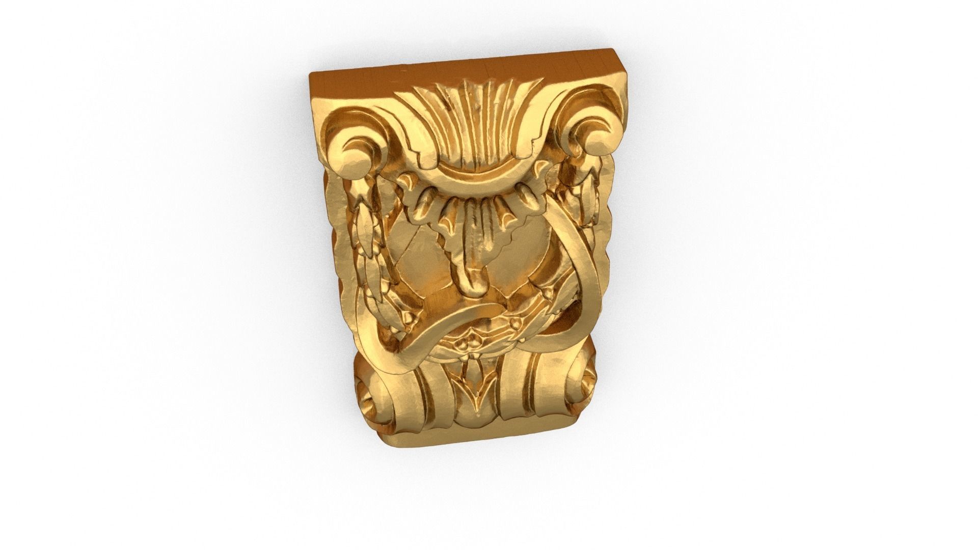 Classic carved decor ornament 481 3D print model_4