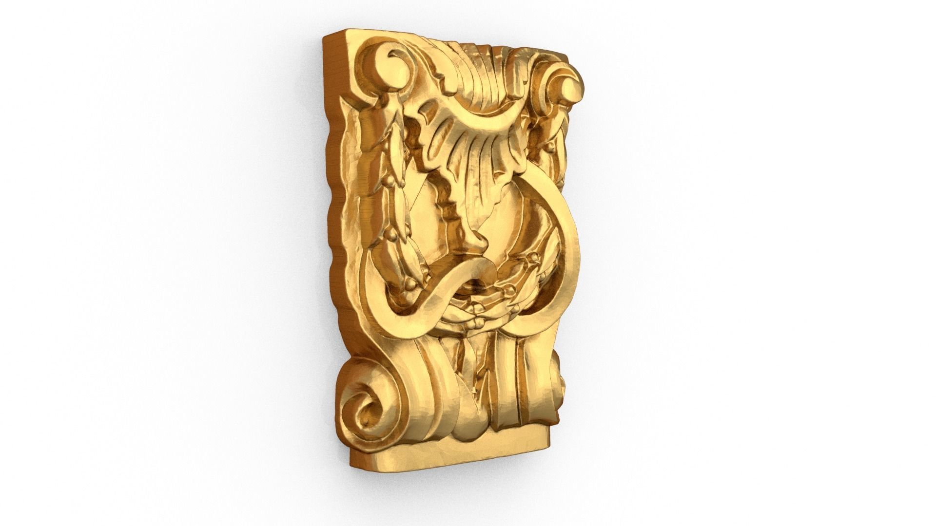 Classic carved decor ornament 481 3D print model_1