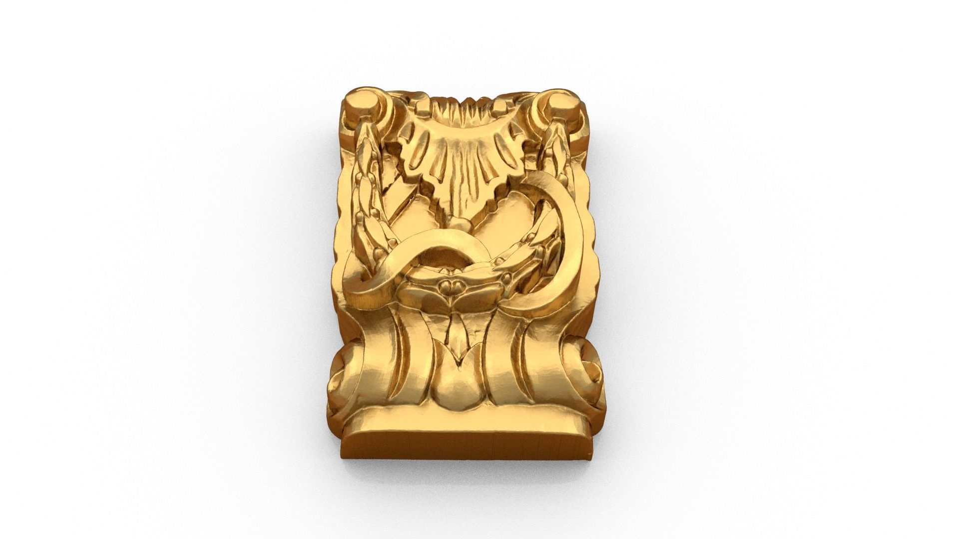 Classic carved decor ornament 481 3D print model_3