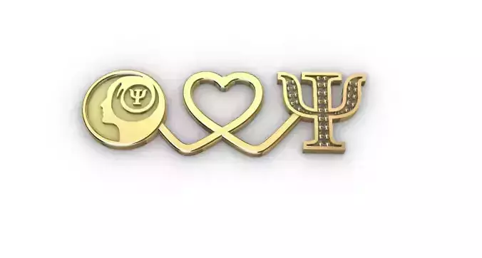 logo psicologia para manilla o dije colgante