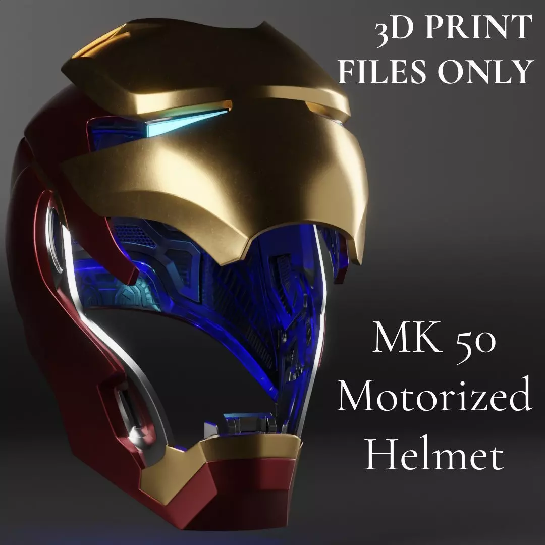 Iron Man Motorized Mk 50 3D Printable Iron Man Helmet 3D model 3D printable | CGTrader Iron Man Motorized Mk 50 3D Printable Iron Man Helmet 3D model 3D printable | CGTrader