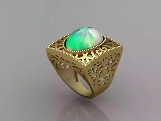 14-slimi ring 3D print model