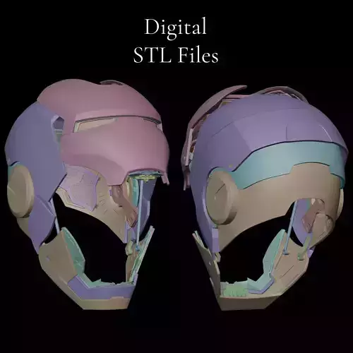 Iron Man Motorized Mk 3 3D Printable Iron Man Helmet