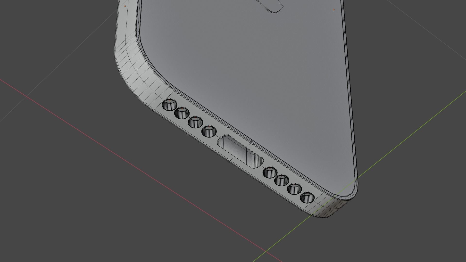 Iphone 13 pro Low-poly 3D model_5