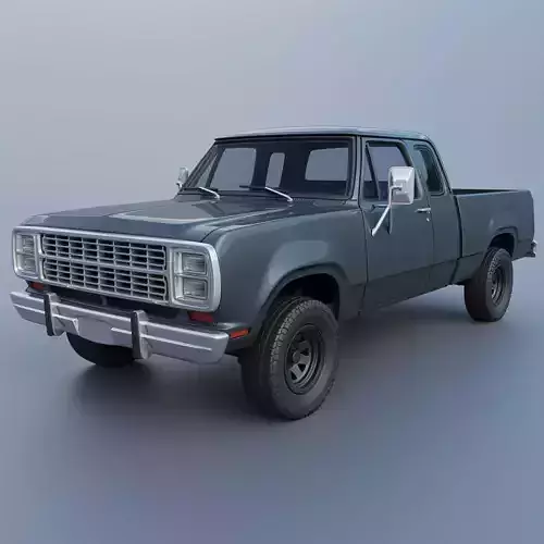 Dodge W150 Club Cab 1979 3D print model