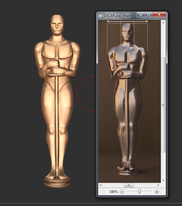 Oscar statue - home decor 3D print model_10