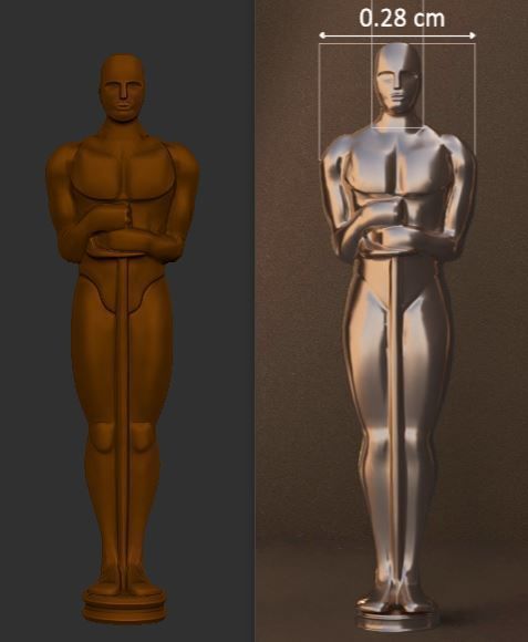 Oscar statue - home decor 3D print model_18