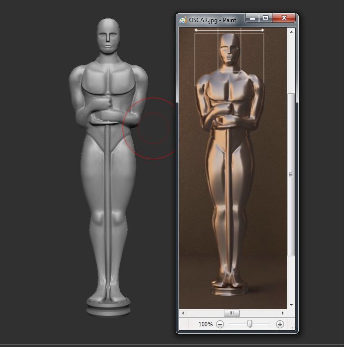 Oscar statue - home decor 3D print model_15