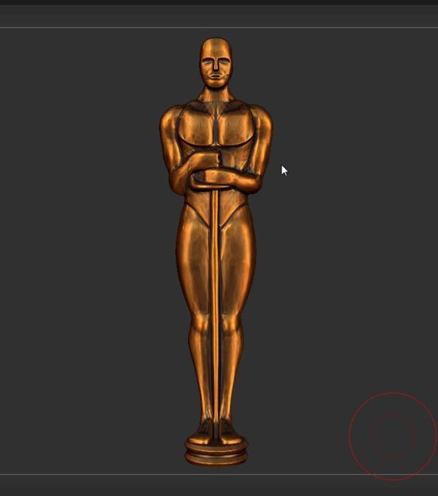 Oscar statue - home decor 3D print model_21