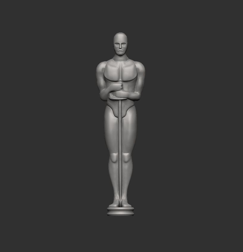 Oscar statue - home decor 3D print model_17