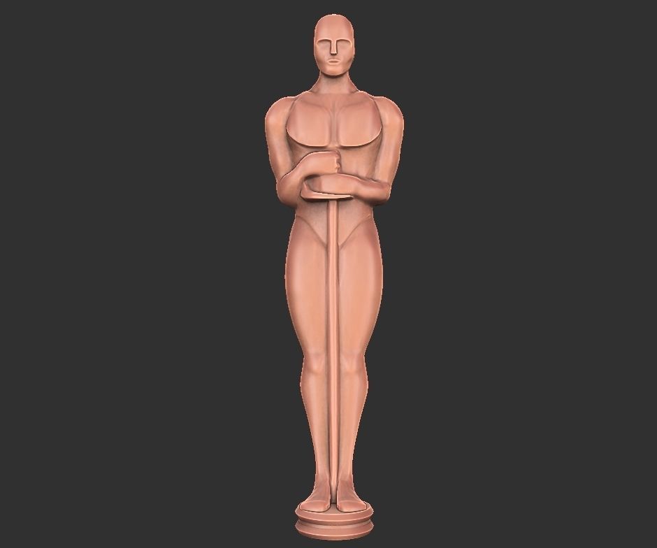 Oscar statue - home decor 3D print model_6