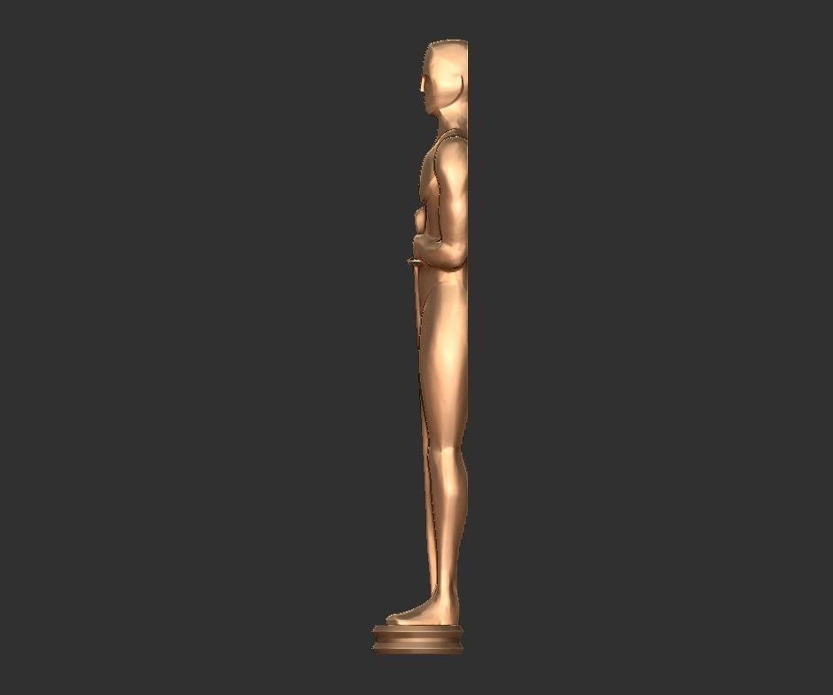 Oscar statue - home decor 3D print model_2