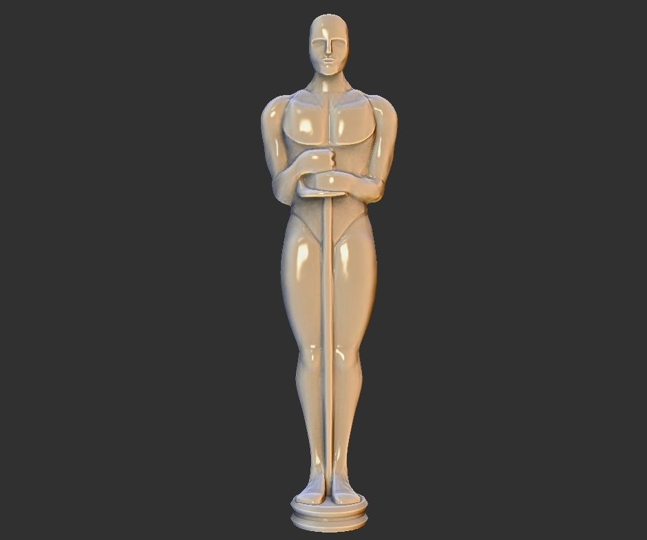 Oscar statue - home decor 3D print model_14