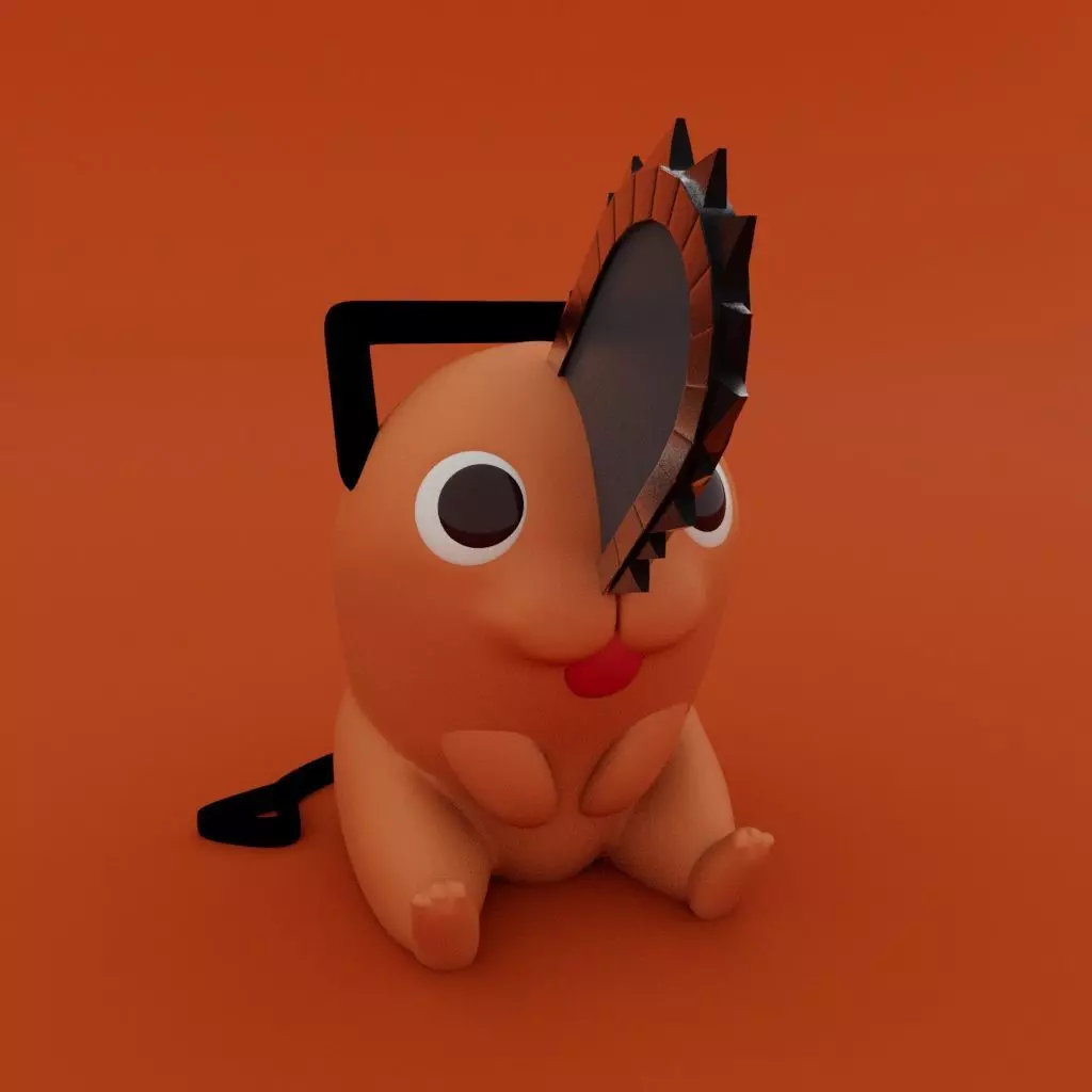 Pochita - Chainsaw man 3D print model_0