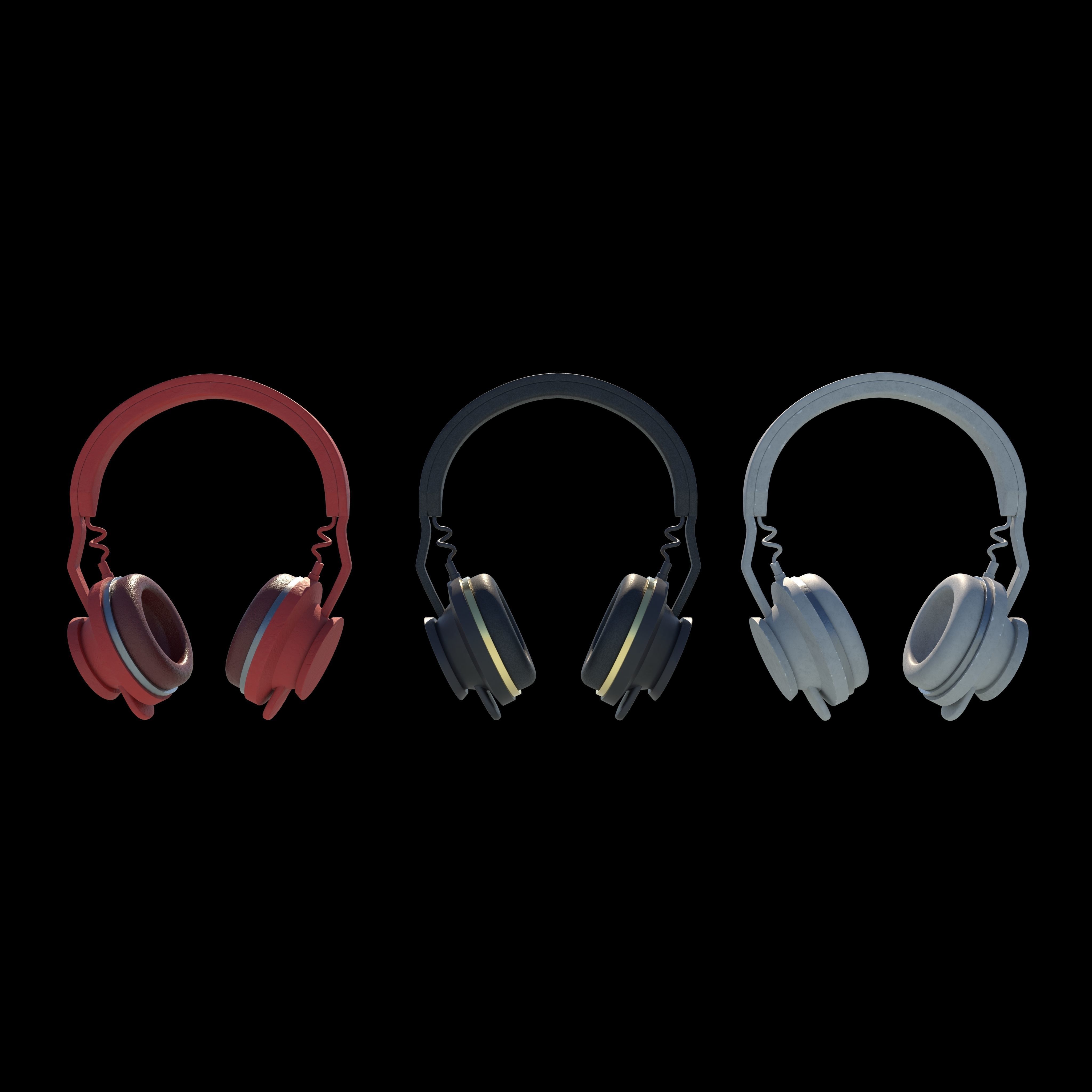 headphone 3D model_2