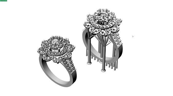 Diamond Ring 3D model