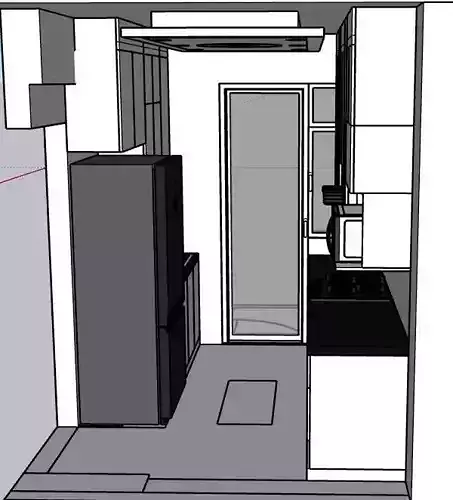 Small Parallel Kitchen design-2