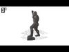Man Victory Pose Sculpture v1 002 Low-poly 3D model_1