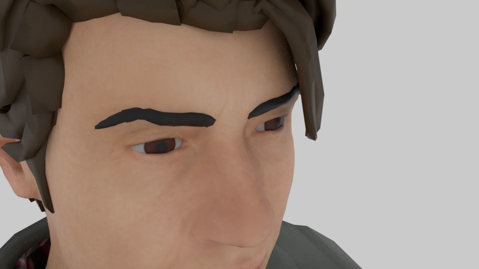 Max man Low-poly 3D model_4