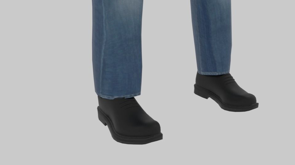 Max man Low-poly 3D model_1