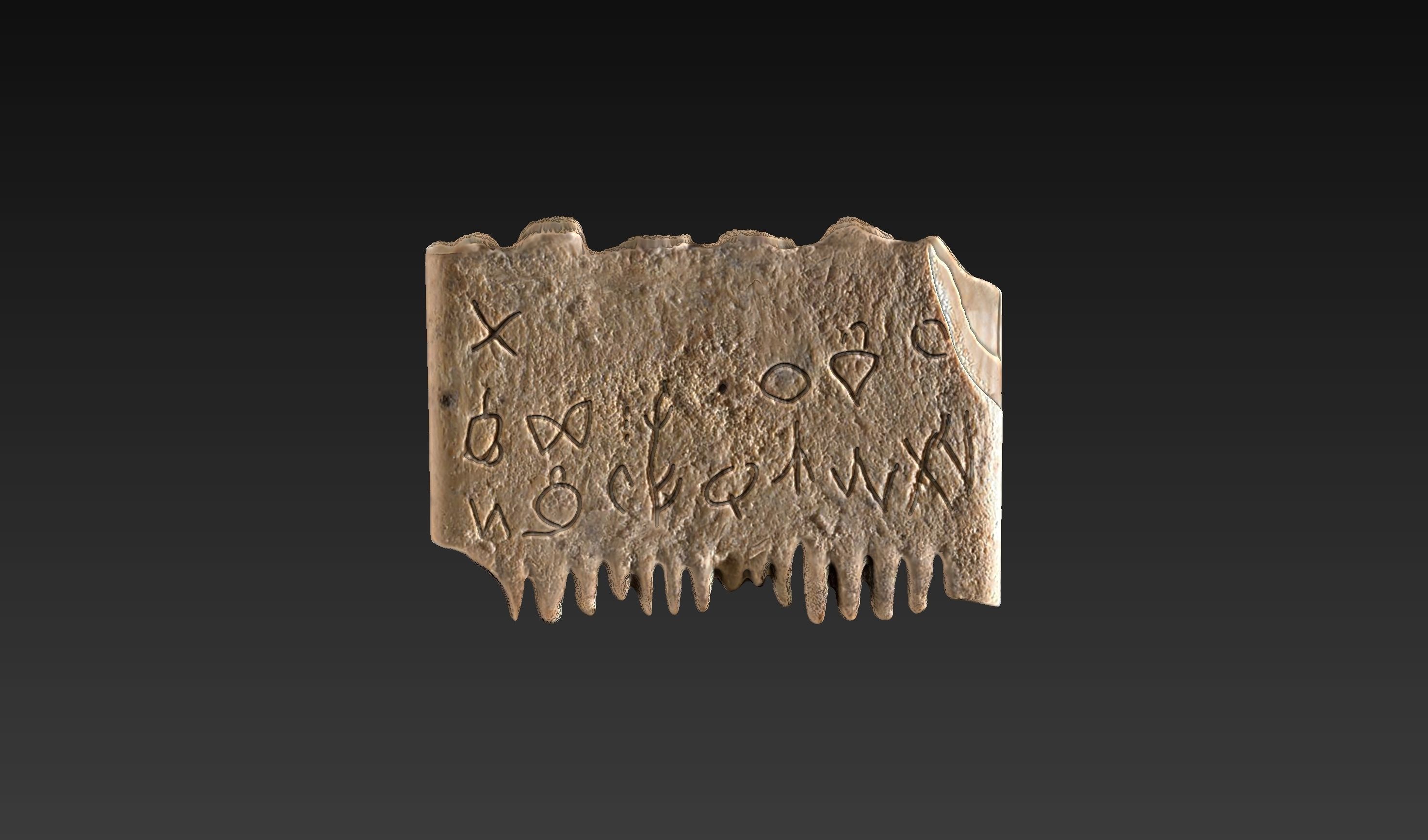CANAANITE COMB 3D print model_2