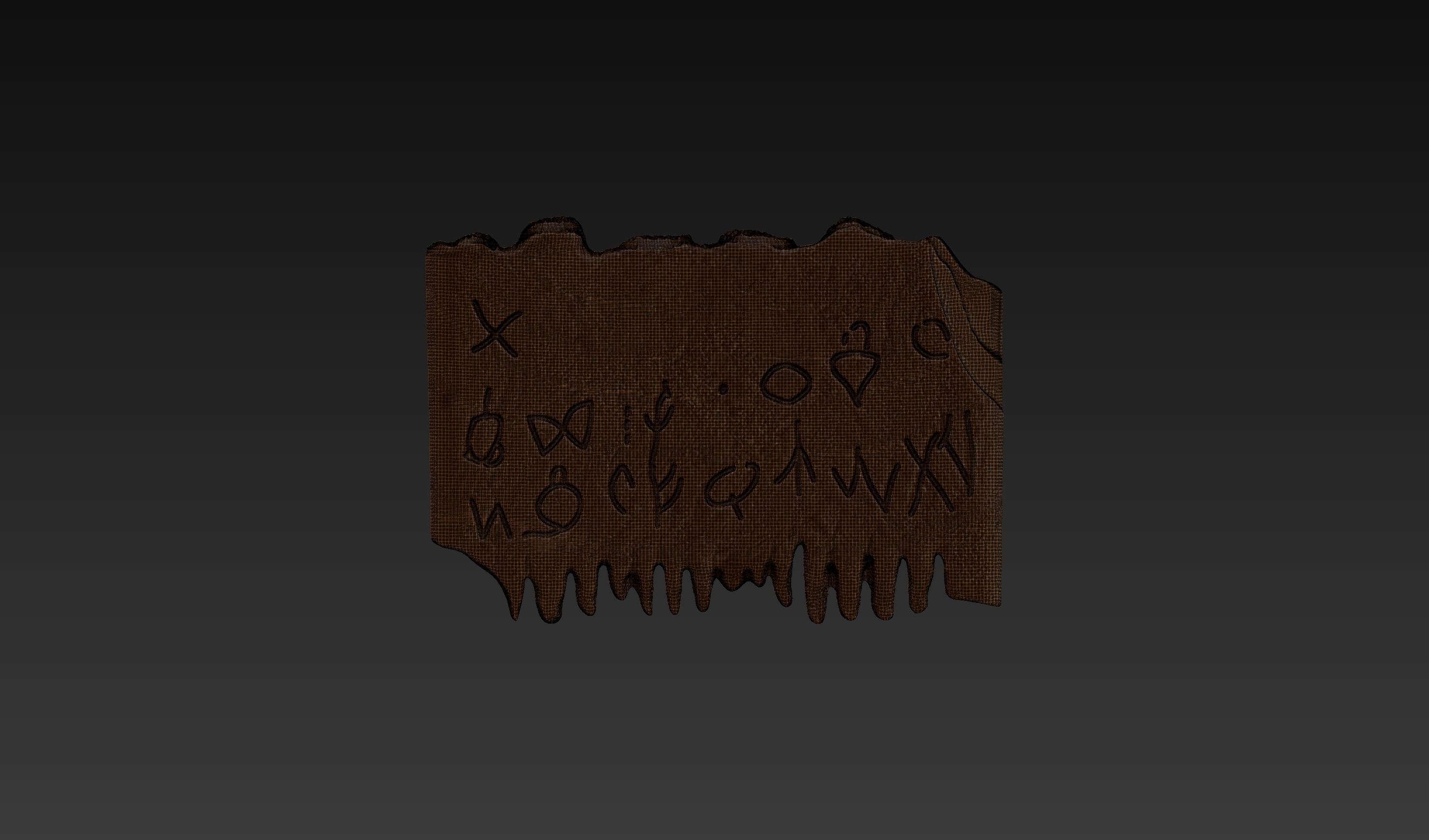 CANAANITE COMB 3D print model_11