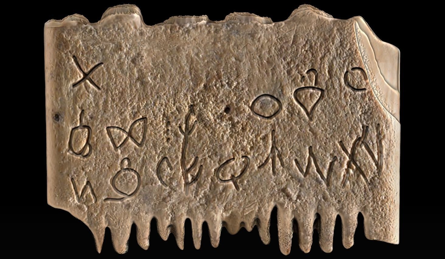 CANAANITE COMB 3D print model_10